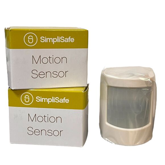 SimpliSafe MS1000 1st Generation Motion Detector Sensor NEW White Lot of 2 - Picture 2 of 14